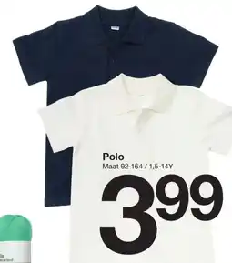 Zeeman Polo aanbieding