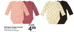 Zeeman Romper lange mouw aanbieding