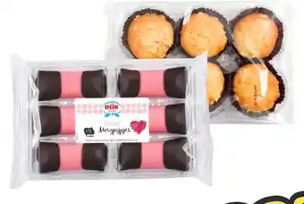Budget Food Muffins of Mergpijpjes Custard Crumble of Aardbei aanbieding