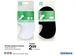 Zeeman Kinder perfect footies aanbieding