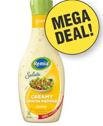 Budget Food Remia Salata Dressing Creamy Lemon Pepper aanbieding