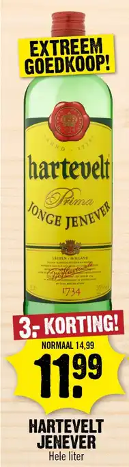 Dirk Hartevelt Jenever aanbieding
