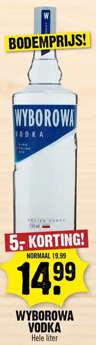 Dirk Wyborowa Vodka aanbieding