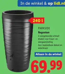 Lidl Parkside Regenton aanbieding