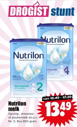 Dirk Nutrilon Melk aanbieding