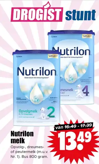 Dirk Nutrilon Melk aanbieding