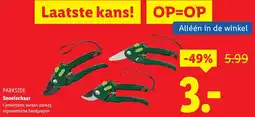 Lidl PARKSIDE Snoeischaar aanbieding