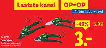 Lidl PARKSIDE Snoeischaar aanbieding