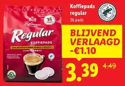 Lidl Koffiepads regular aanbieding