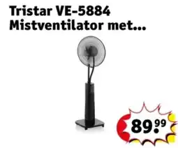 Kruidvat Tristar VE-5884 Mistventilator met... aanbieding