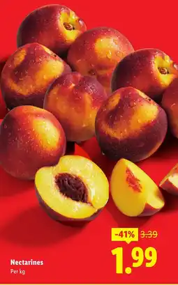 Lidl Nectarines aanbieding