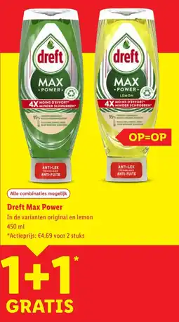 Lidl Dreft Max Power aanbieding