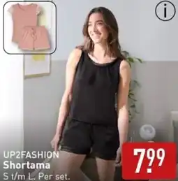ALDI UP2FASHION Shortama aanbieding