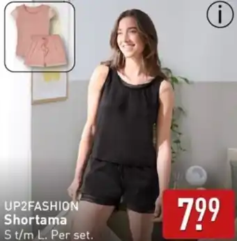 ALDI UP2FASHION Shortama aanbieding