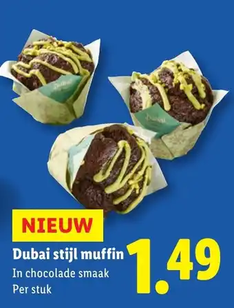 Lidl Dubai stijl muffin aanbieding