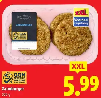 Lidl Zalmburger aanbieding