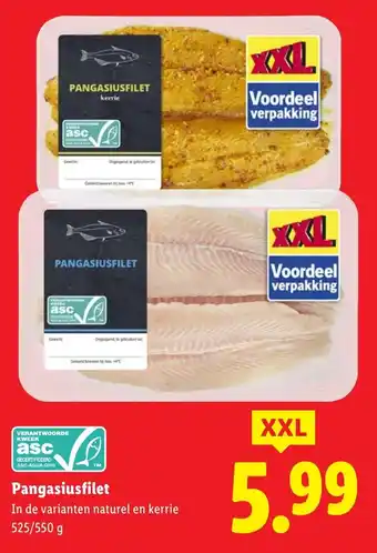 Lidl Pangasiusfilet XXL aanbieding
