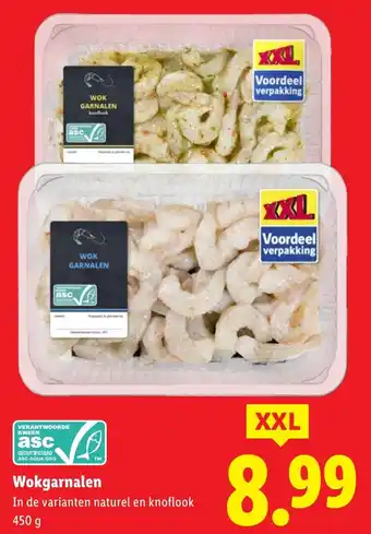 Lidl Wokgarnalen XXL aanbieding