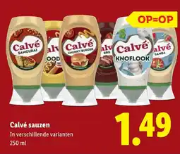 Lidl Calvé Sauzen aanbieding