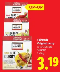 Lidl Fairtrade aanbieding