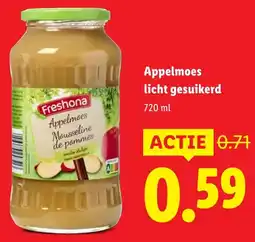 Lidl Appelmoes licht gesuikerd aanbieding
