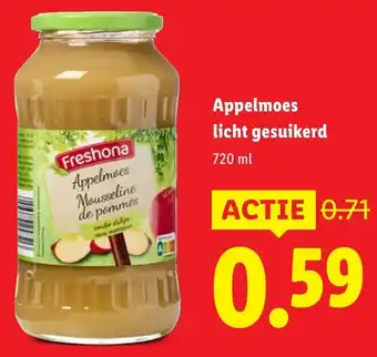 Lidl Appelmoes licht gesuikerd aanbieding