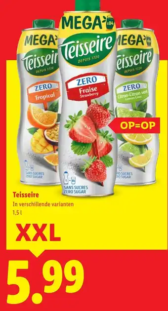 Lidl Teisseire aanbieding