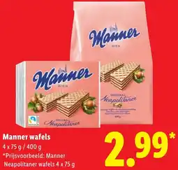 Lidl Manner Wafels aanbieding