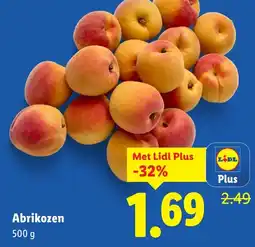 Lidl Abrikozen aanbieding