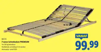 Lidl 7 zones lattenbodem PREMIUM aanbieding