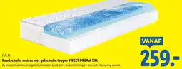 Lidl Koudschuim matras met gelschuim topper Sweet dream XXL aanbieding