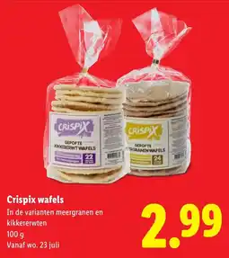 Lidl Crispix Wafels aanbieding