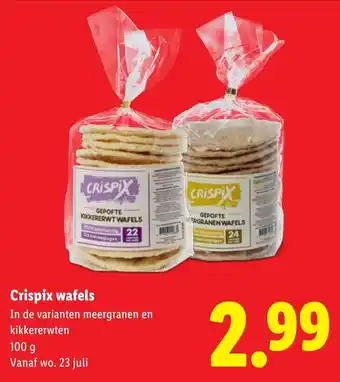Lidl Crispix Wafels aanbieding