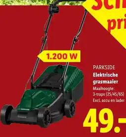 Lidl PARKSIDE Elektrische grasmaaier aanbieding