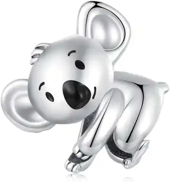 Amazon 925 sterling zilveren koala-bedel voor Pandora armband, Zilver, zilver aanbieding