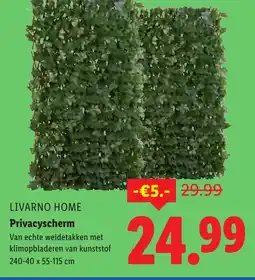 Lidl Livarno home Privacyscherm aanbieding
