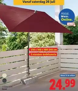 Lidl Livarno home Parasol aanbieding
