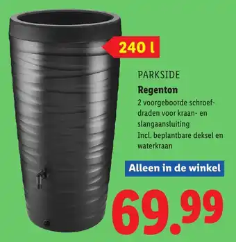 Lidl PARKSIDE Regenton aanbieding