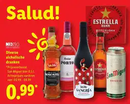 Lidl NIX18 Diverse Alcholische Dranken aanbieding