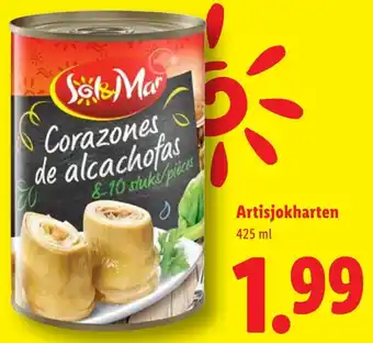 Lidl Artisjokharten aanbieding