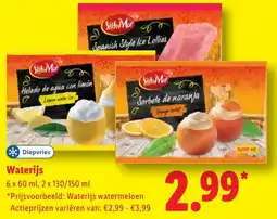 Lidl Waterijs aanbieding