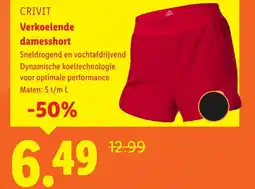 Lidl Crivit Verkoelende damesshort aanbieding