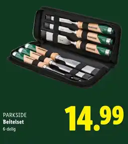 Lidl Parkside Beitelset 6 delig aanbieding