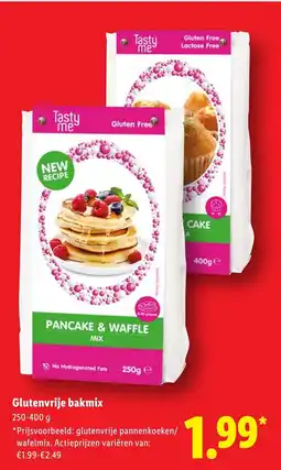 Lidl Glutenvrije bakmix aanbieding