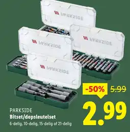 Lidl Parkside Bitset/dopsleutelset aanbieding
