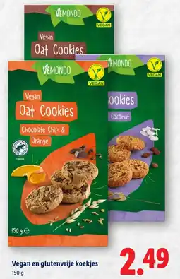 Lidl Vegan en glutenvrije Vegan en glutenvrije koekjes 150 g aanbieding