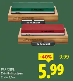 Lidl PARKSIDE 2 in 1 slijpsteen aanbieding