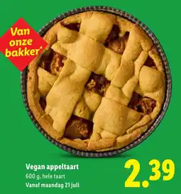 Lidl Vegan Appeltaart aanbieding