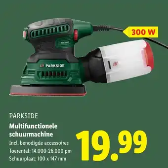 Lidl PARKSIDE Multifunctionele schuurmachine aanbieding