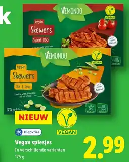 Lidl Vegan Spiesjes aanbieding